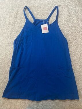 Spaghetti Strap Cami Tank in Royal Blue